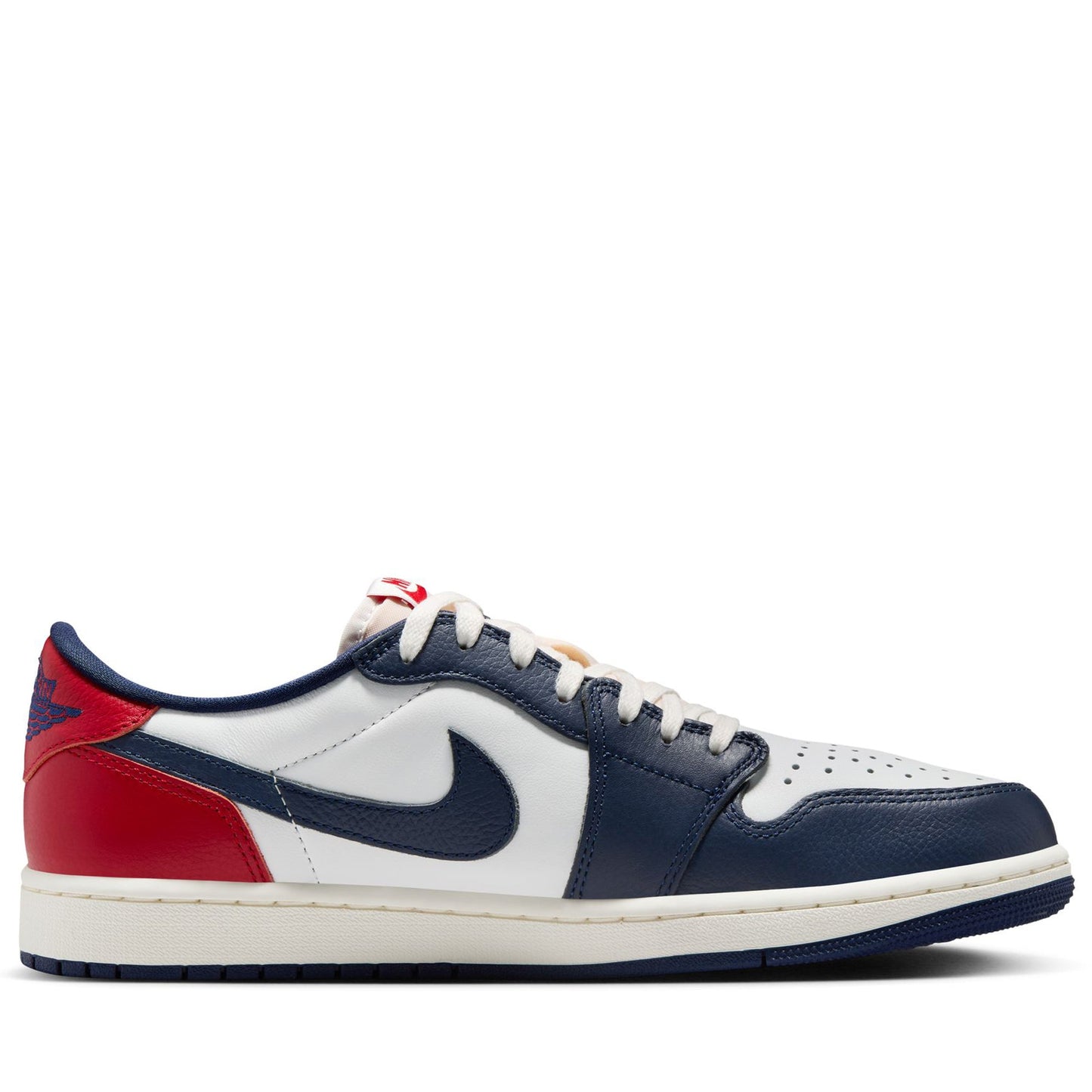 Air Jordan 1 Retro Low OG 'Howard Bison' - Summit White/Gym Red